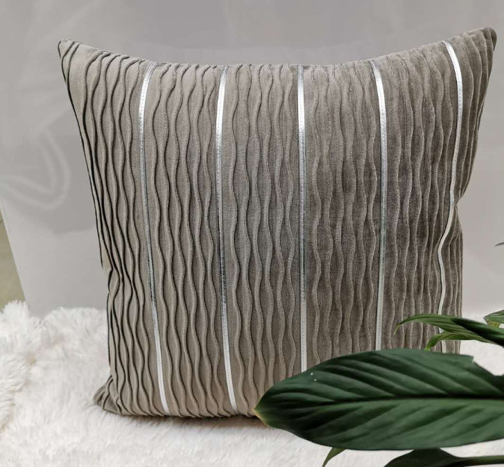 Simple Luxury Striped Velvet Pillow Cover Pillow Cushion Cover Pillow Case