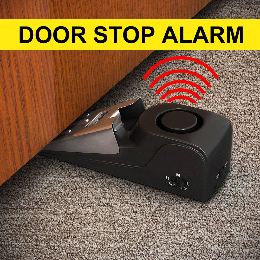 Burglar Alarm Intelligent Home Security Wedge Door Stop