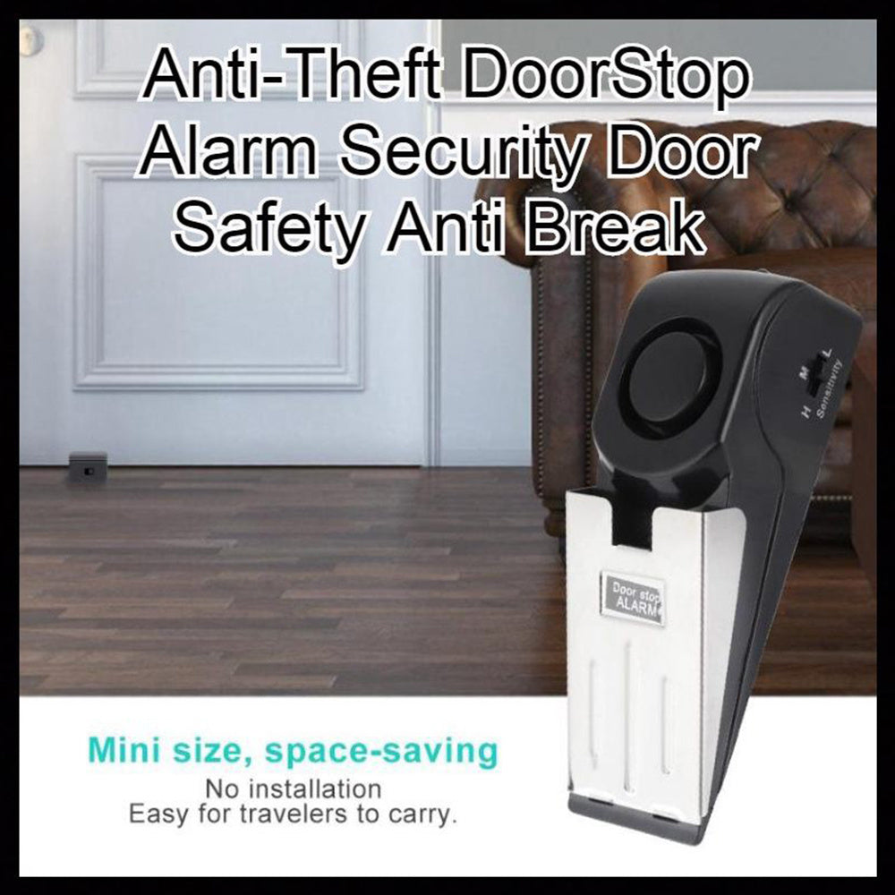 Burglar Alarm Intelligent Home Security Wedge Door Stop