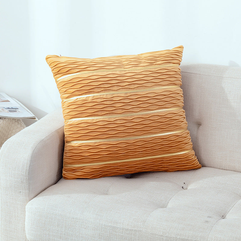 Simple Luxury Striped Velvet Pillow Cover Pillow Cushion Cover Pillow Case