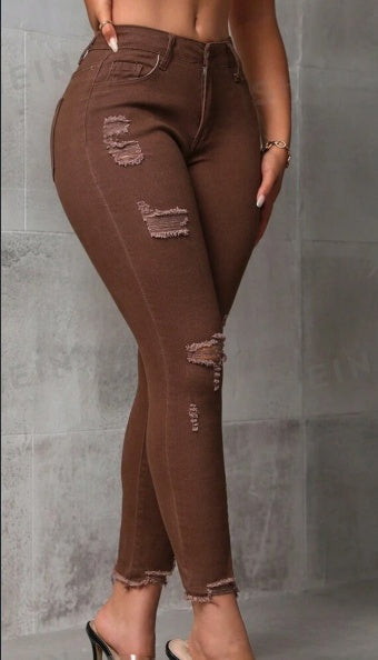 Women's Nine-Point Denim Jeans