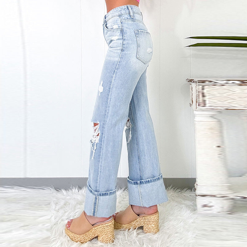 Slim Fit Bell-bottom