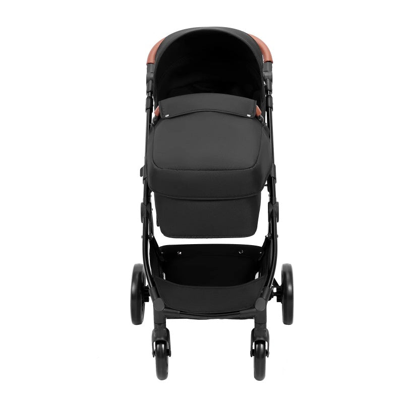 Standard Baby Stroller, Infant Toddler Stroller With Bassinet, 3rd-Gear Adjustable Backrest & Foldable