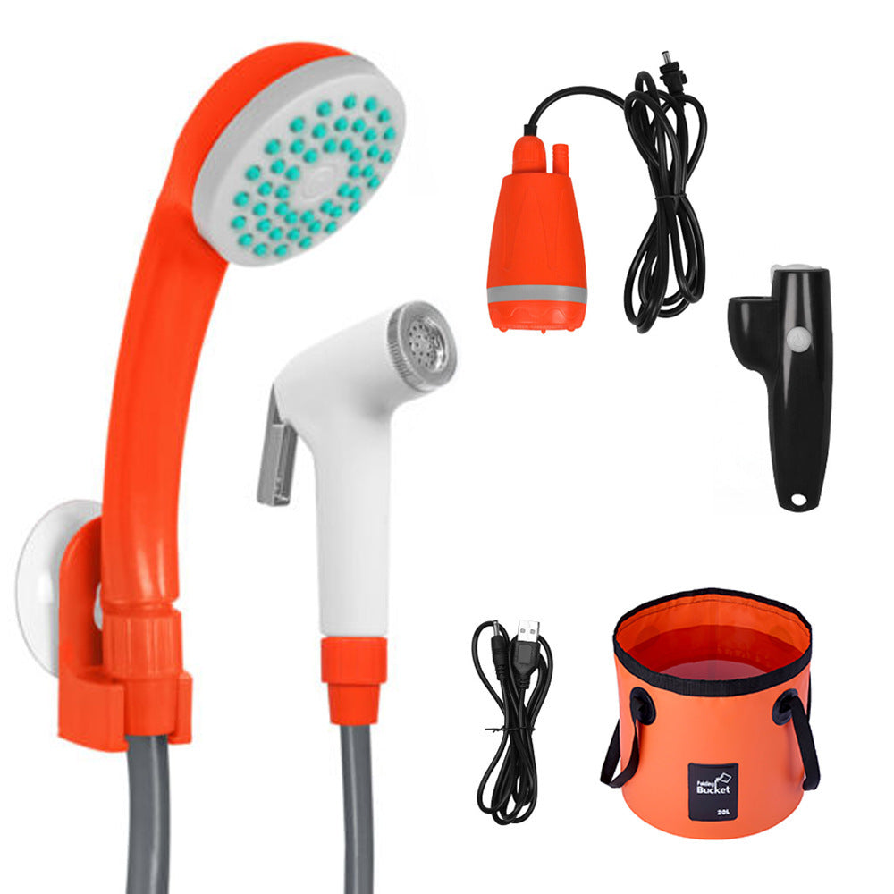 Portable Outdoor USB Wireless Vehicle Shower