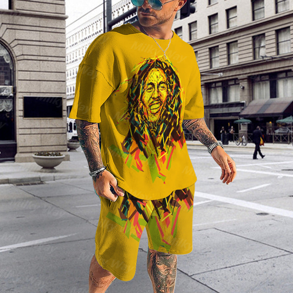 Men's Casual Outfit Top AND Shorts