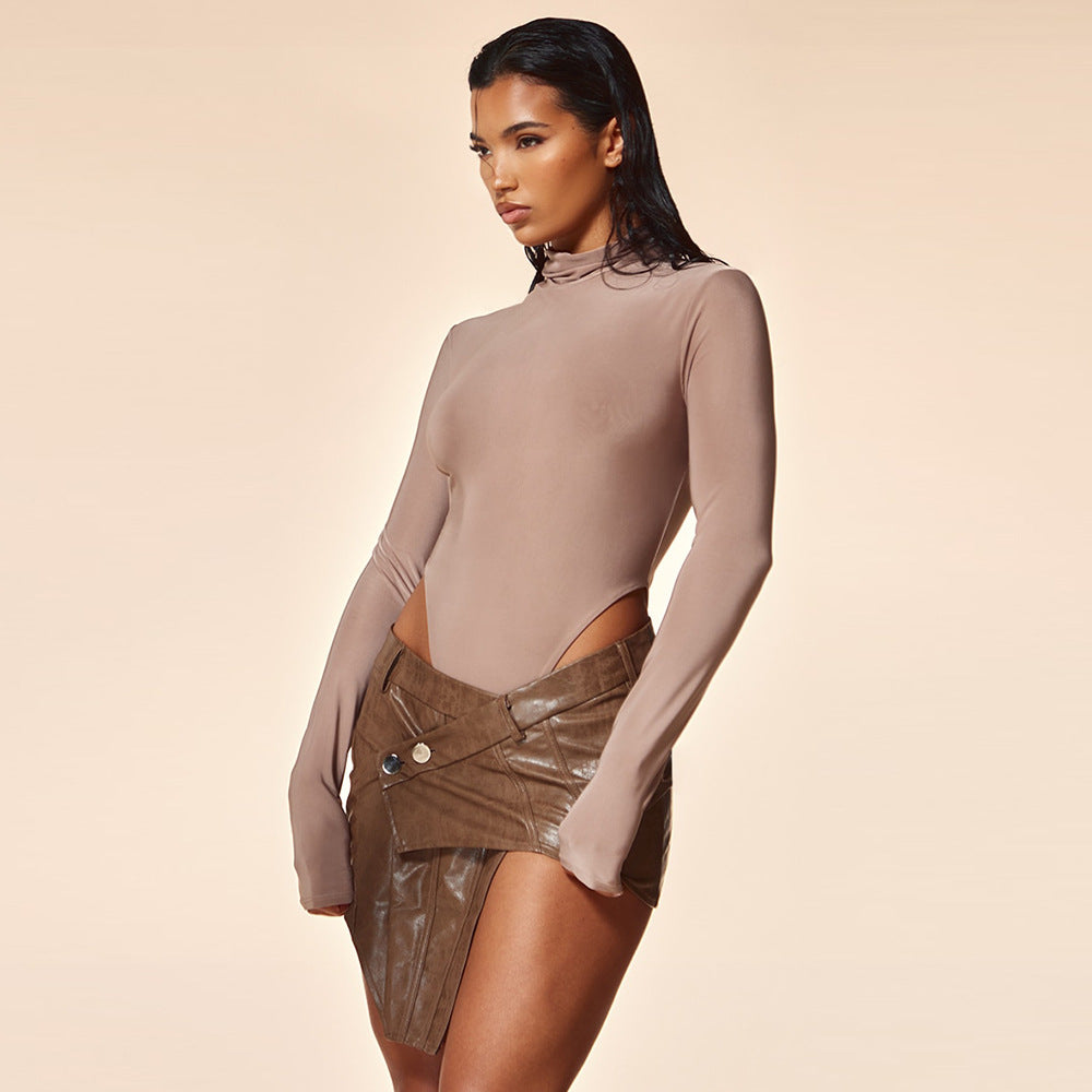 Women Leather Skirt