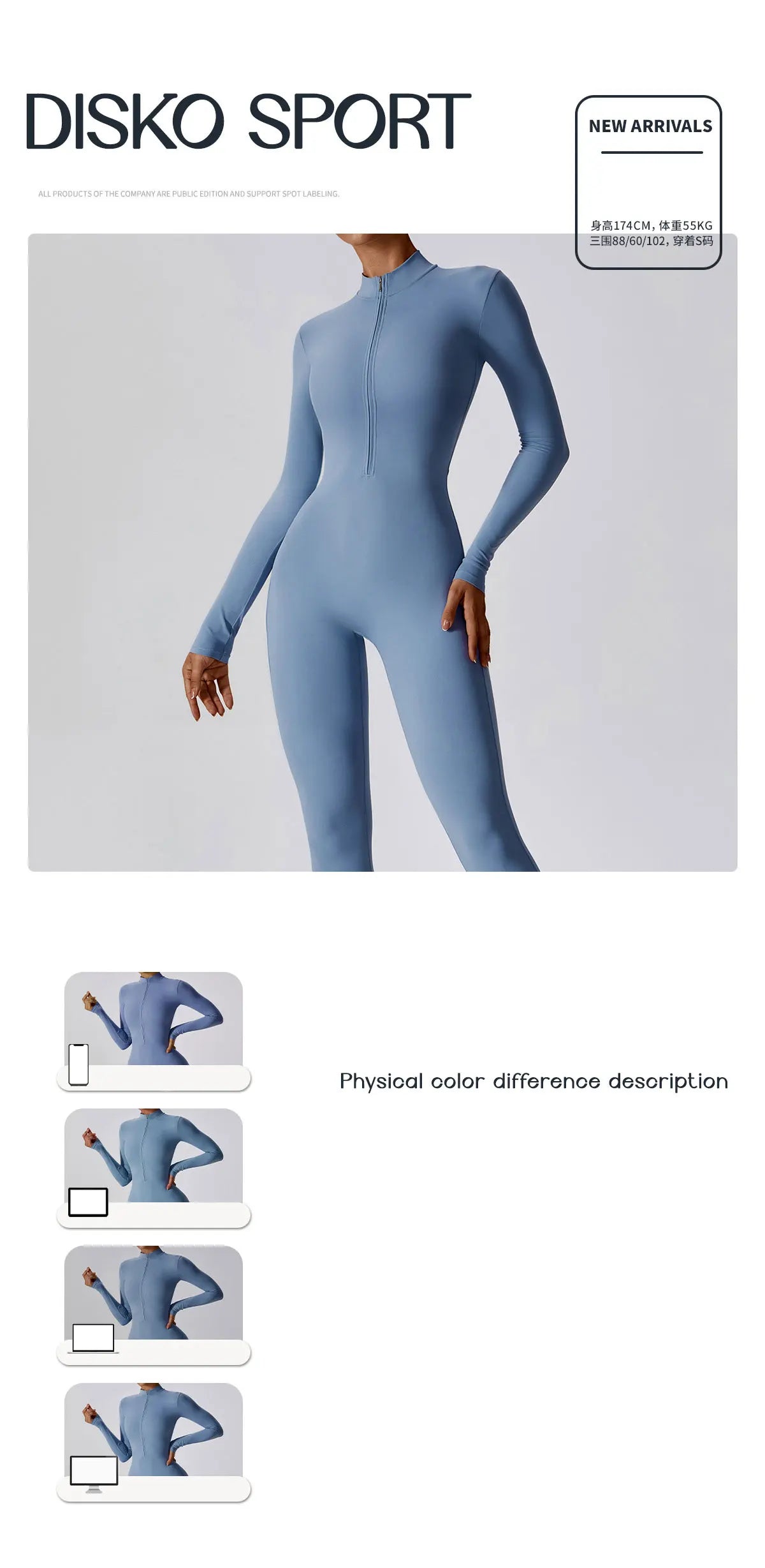 Yoga Set Sexy Long Sleeved Jumpsuit Suit Zipper Sexy Gym Exclusive Push Up Sit Ups Workout Clothes Fitness Bodysuit Sportswear