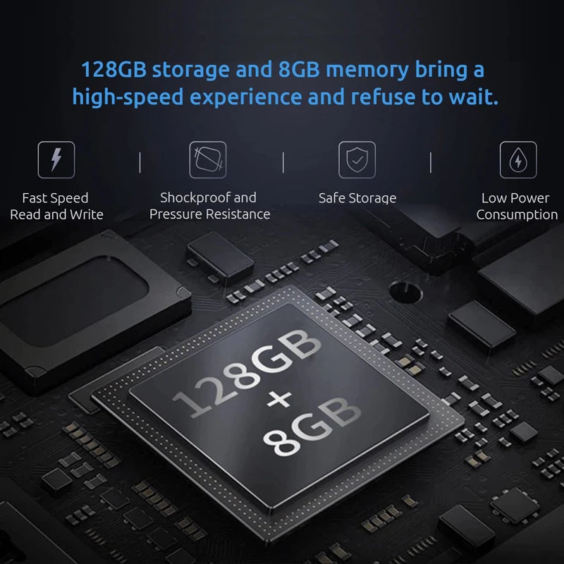 Mini PC B1 Mini Windows11Pro 8GB RAM 128GB ROM N4000 Micro Desktop Computer