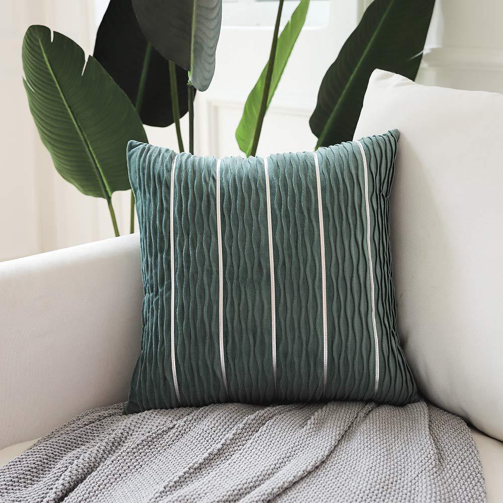 Simple Luxury Striped Velvet Pillow Cover Pillow Cushion Cover Pillow Case