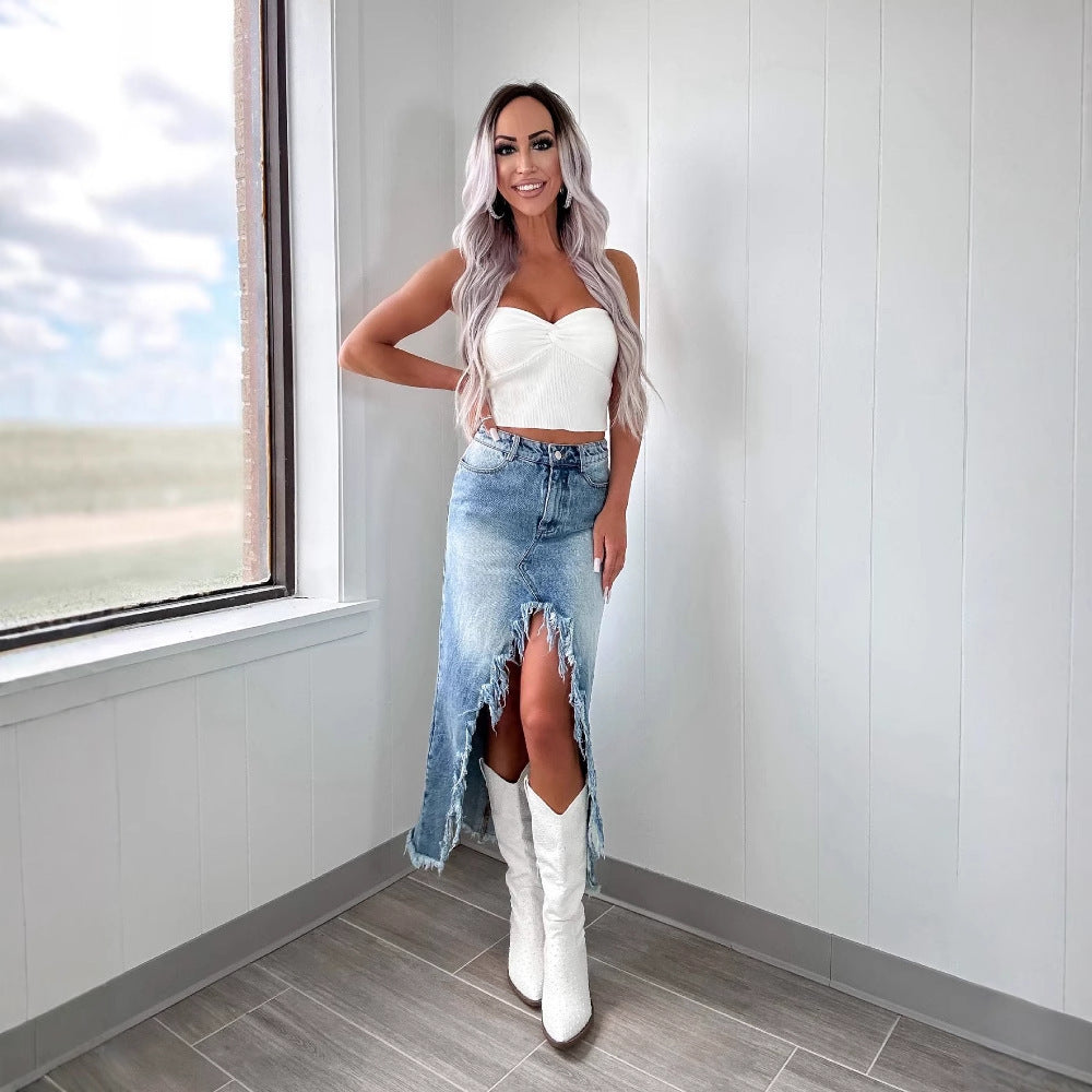 Denim Women Skirt