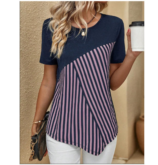 Women's Crew Neck Casual T-shirt