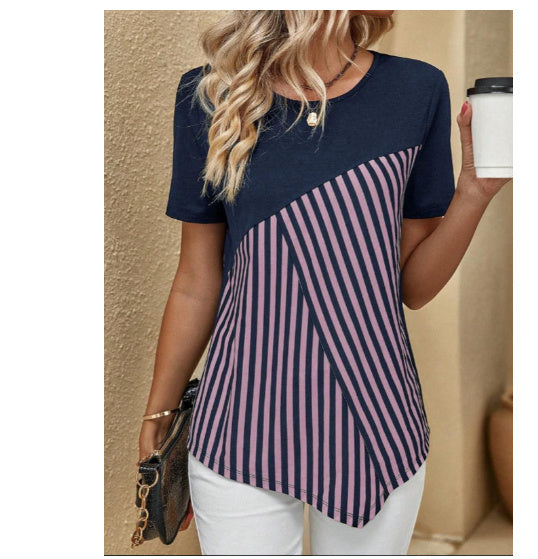 Women's Crew Neck Casual T-shirt