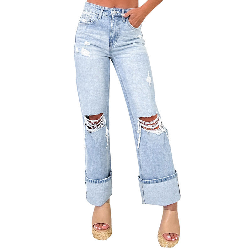 Slim Fit Bell-bottom